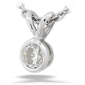 Conjunto de moldura de 0.85 quilates solitário redondo pendente de diamante - harrychadent.pt