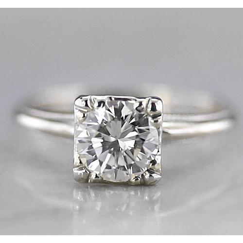 Anel de noivado de diamante redondo de 1 quilate - harrychadent.pt