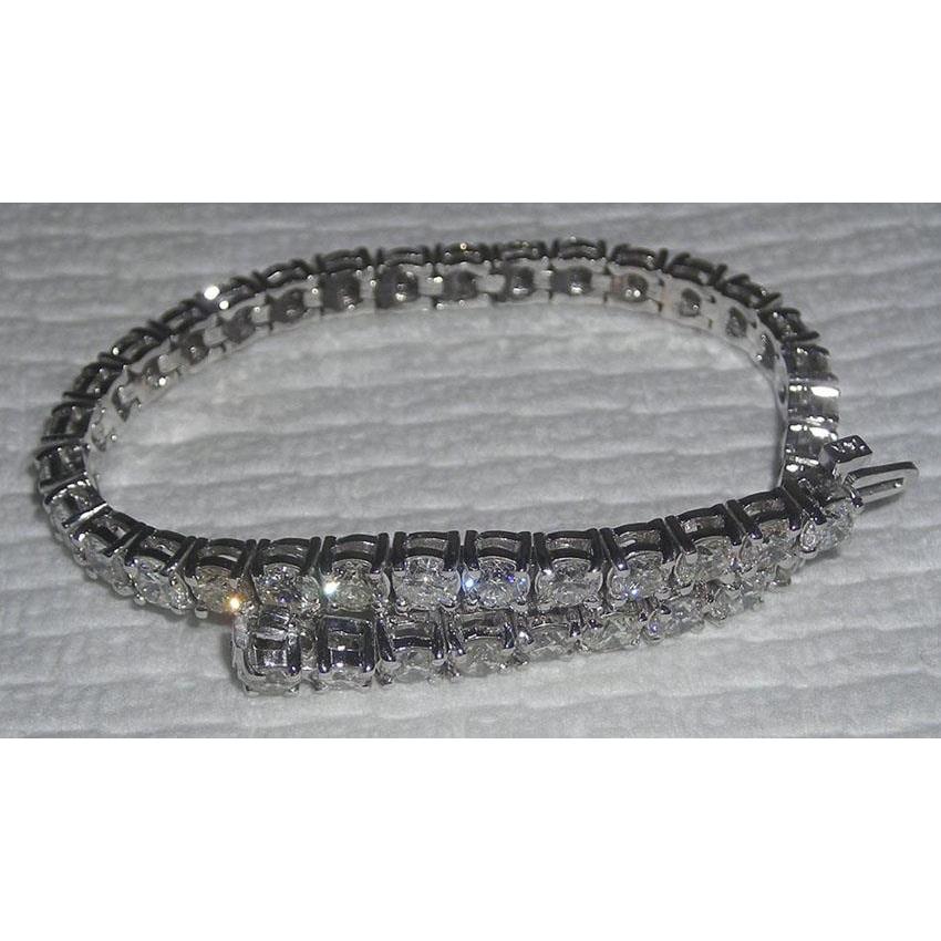 10.50 Ct. Pulseira de tênis de diamante joias espumantes para mulheres - harrychadent.pt