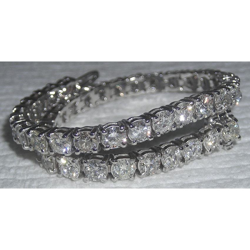 10.50 Ct. Pulseira de tênis de diamante joias espumantes para mulheres - harrychadent.pt