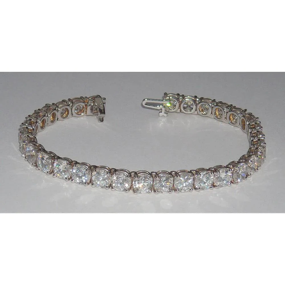 17 Quilate Pulseira Tênis Diamante