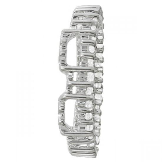 Pendente circular de diamantes redondos de 1.25 quilates sem corrente. ouro branco 14K - harrychadent.pt