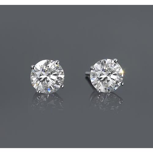 1.50 quilates de brinco feminino de quatro pontas em ouro branco 14K F Vs1 - harrychadent.pt