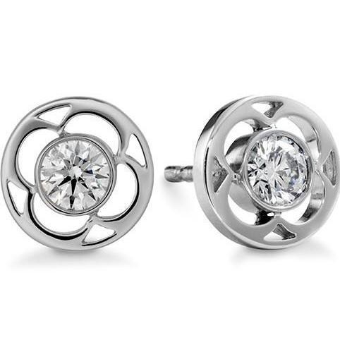 2 quilates redondo de corte feminino brincos de diamantes - harrychadent.pt