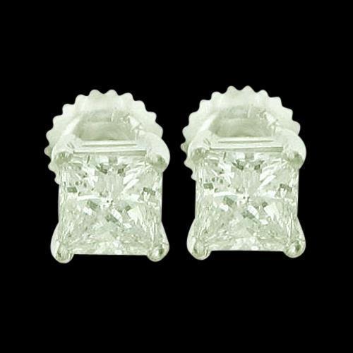 Par de brincos de prata com joias com diamantes de 3 quilates e ouro - harrychadent.pt