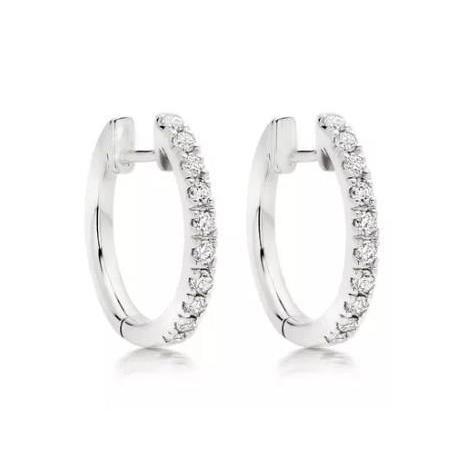 3.00 quilates espumantes diamantes lapidação redonda brincos argola ouro branco - harrychadent.pt