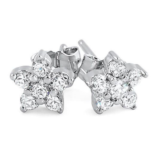 Orecchino con diamante a perno da 3.00 carati. oro bianco 14 carati. taglio rotondo brillante - harrychadent.pt