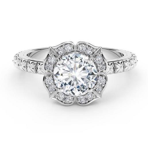 Anel de aniversário de diamante de 3.10 quilates em ouro branco - harrychadent.pt