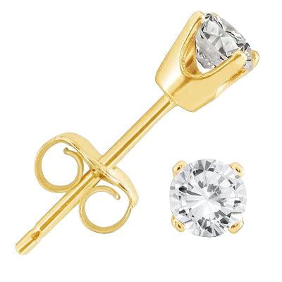 Brincos de diamante 3.50 quilates ouro amarelo 14K - harrychadent.pt
