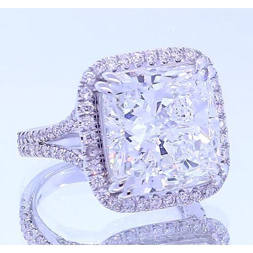 4.50 quilates almofada de diamante halo anel de joias - harrychadent.pt
