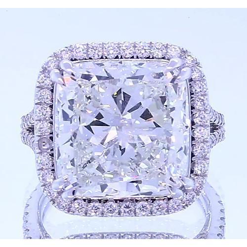 4.50 quilates almofada de diamante halo anel de joias - harrychadent.pt