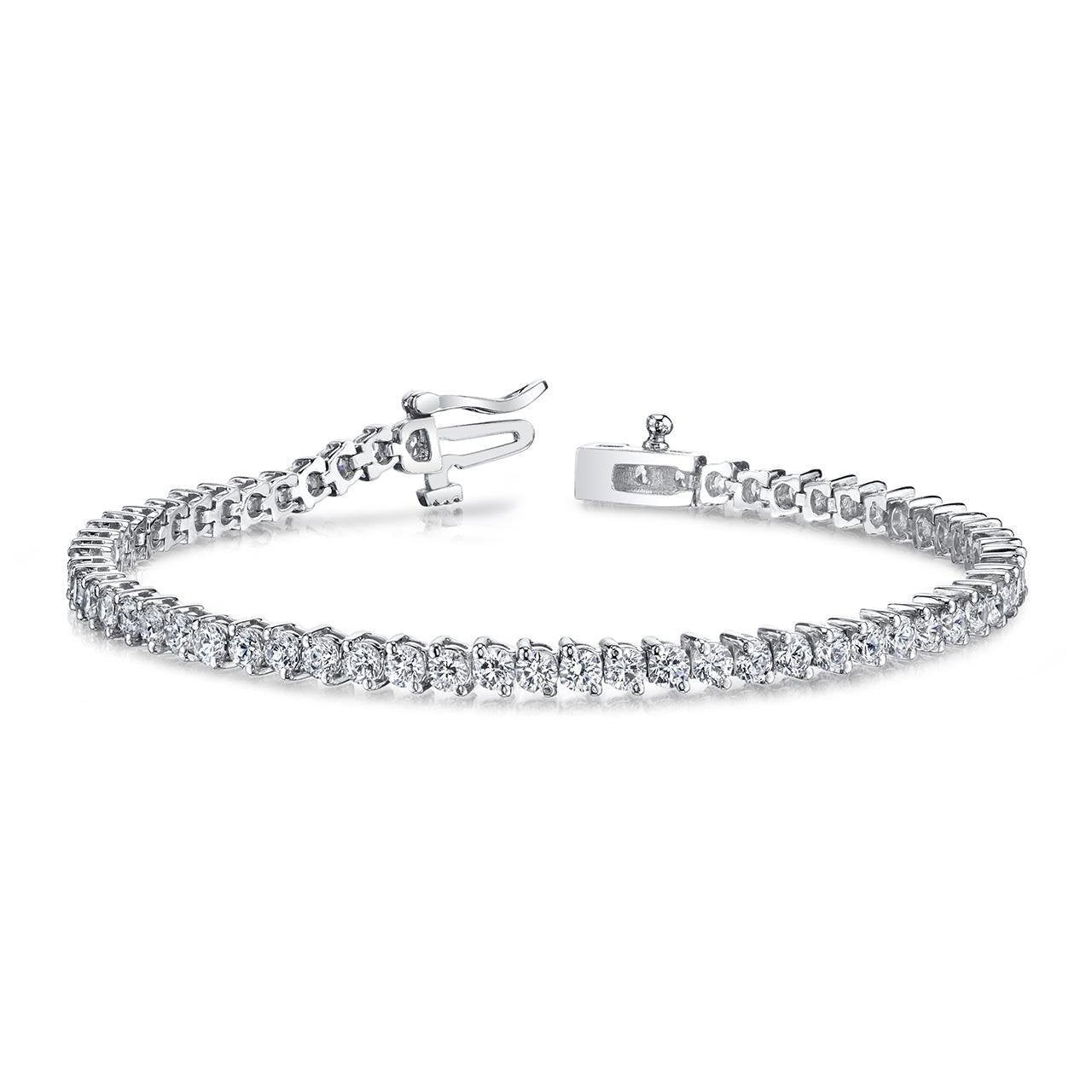 Pulseira de tênis de diamante redondo de 6 quilates joias para senhora - harrychadent.pt