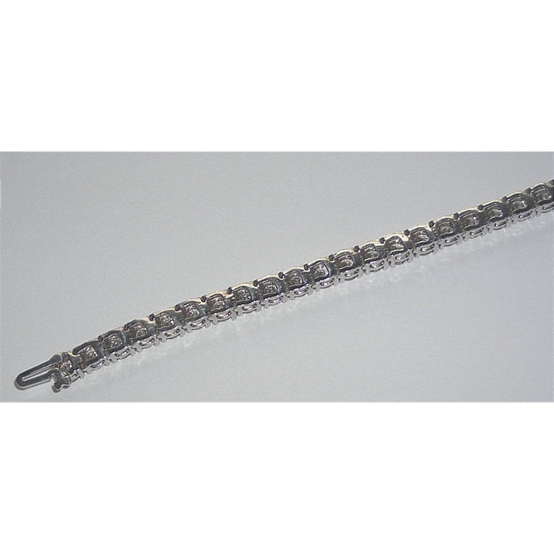 Bracelete de tênis de diamante de 9.5 quilates vs. joias sólidas WG 14K - harrychadent.pt