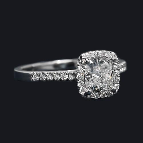 Almofada Halo Ring 1.34 quilates - harrychadent.pt
