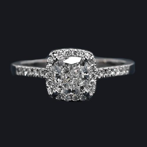Almofada Halo Ring 1.34 quilates - harrychadent.pt