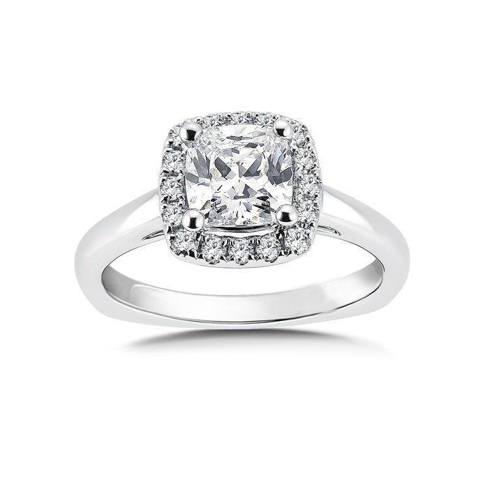 Almofada e anel de noivado redondo de diamantes de 2.40 quilates - harrychadent.pt