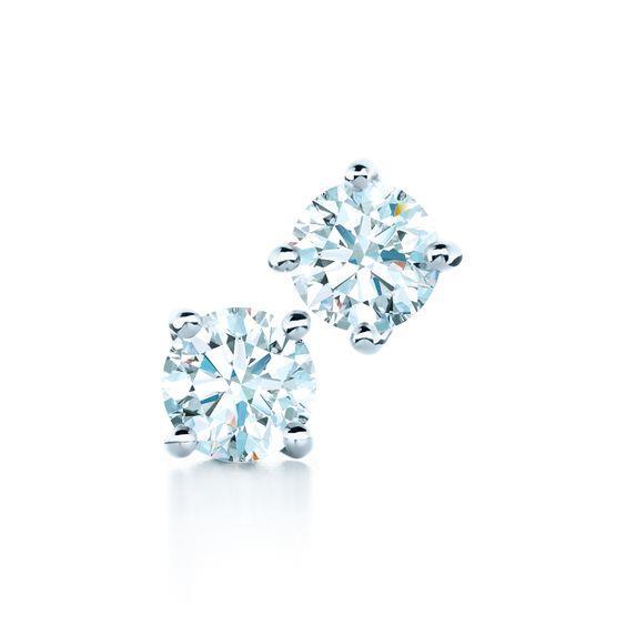 Brinco com pino de diamante de 1.70 quilates redondo brilhante em ouro branco - harrychadent.pt