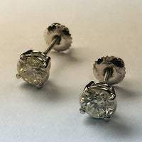Brincos de 1.80 quilates de diamantes redondos - harrychadent.pt