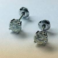 Brincos de 1.80 quilates de diamantes redondos - harrychadent.pt