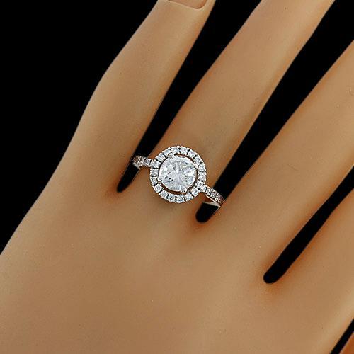 Aliança Halo Diamond em ouro branco 1.50 ct. - harrychadent.pt