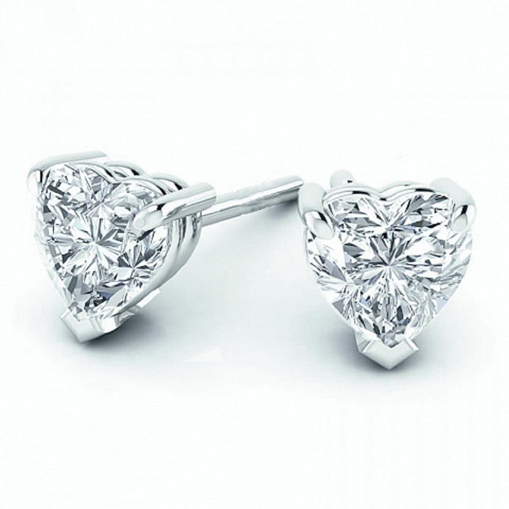 Conjunto de pinos com formato de coração e diamantes 3.50 quilates. - harrychadent.pt