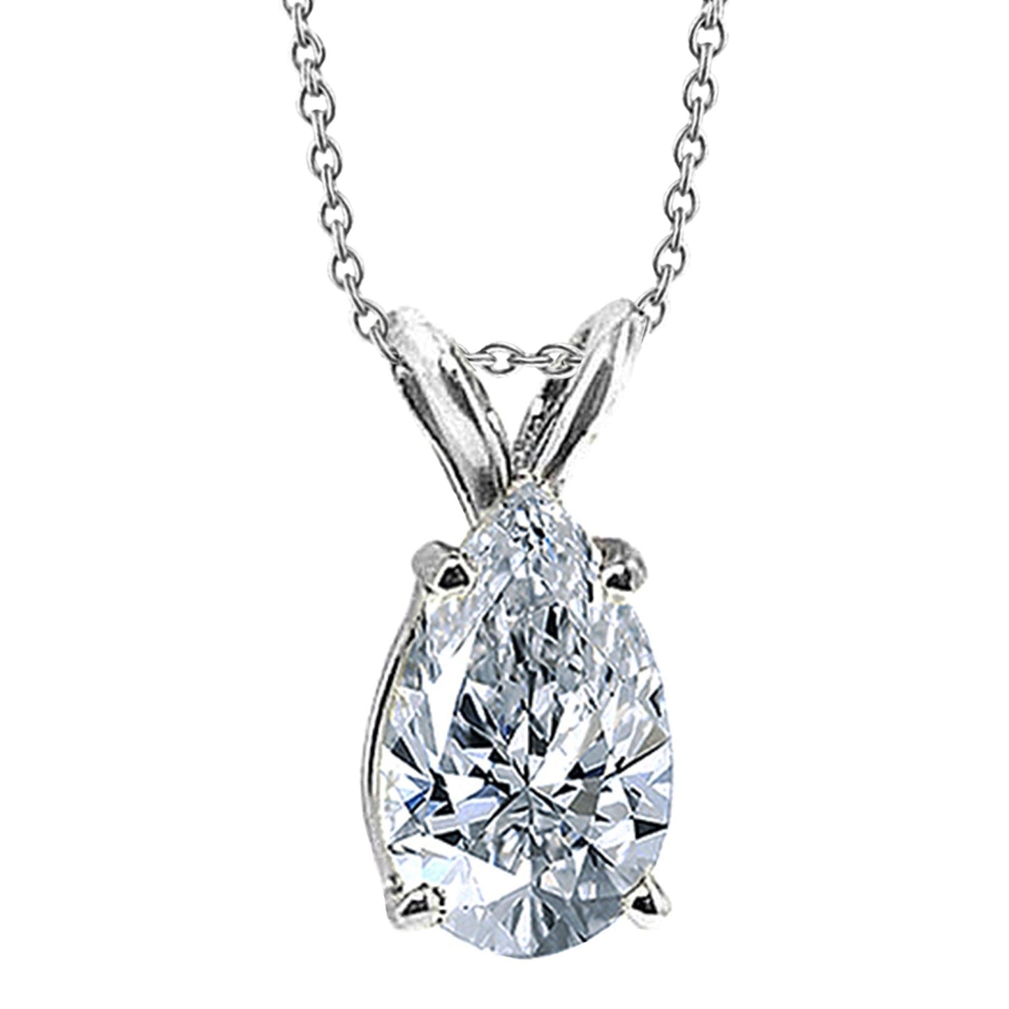 Colar de ouro com pingente de 4 quilates e diamantes de pêra enorme - harrychadent.pt