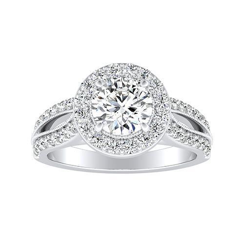 Anel de aniversário de diamante redondo de 2.80 quilates - harrychadent.pt