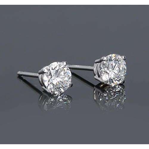 Brinco de diamante redondo de 1.50 quilates - harrychadent.pt