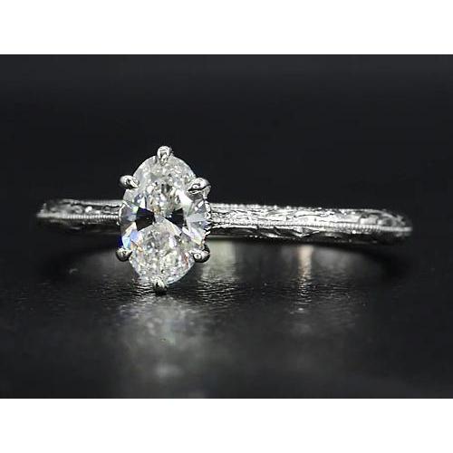 Solitaire Diamond Ring 1.50 quilates estilo vintage joias - harrychadent.pt