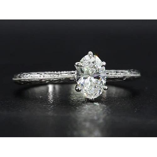 Solitaire Diamond Ring 1.50 quilates estilo vintage joias - harrychadent.pt
