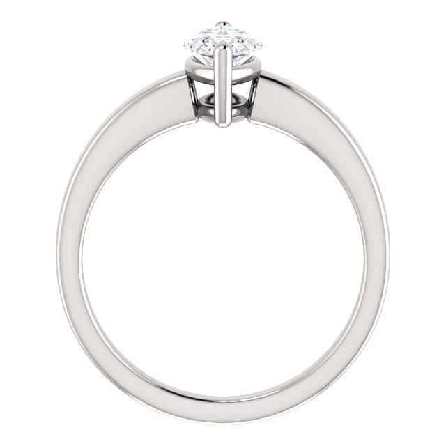 Anel Solitário de Diamante Corte Marquise 2.50 quilates ouro branco - harrychadent.pt