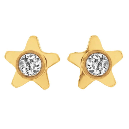 Brincos de diamante estilo estrela antigo mineiro 2 quilates ouro amarelo 14K - harrychadent.pt