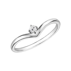 0.50 Carats Solitaire Promise Ring Old Mine Cut Round Diamond 4 Prong