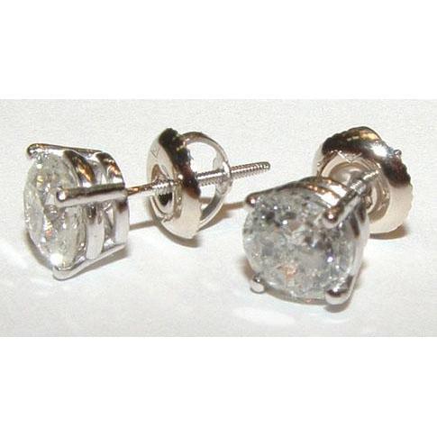 Brincos de diamante redondo de 0.80 quilates - harrychadent.pt