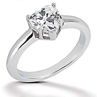 Conjunto de pulseira de noivado de diamante com corte de coração de 1 quilate anel solitário - harrychadent.pt