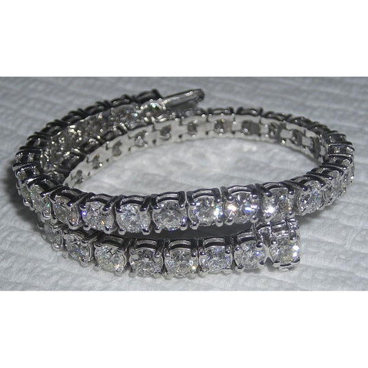 10.50 Ct. Pulseira de tênis de diamante joias espumantes para mulheres - harrychadent.pt