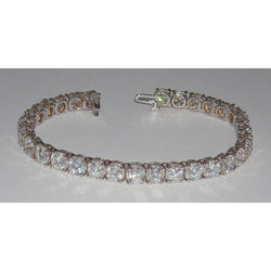 11.70 Ct. Diamond Tennis Bracelet Vs Jewelry Round Back Mounting