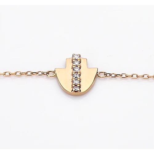 Pulseira de ouro amarelo 14K joias de 0,30 quilates - harrychadent.pt