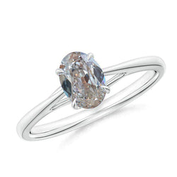 1.5 Carat Delicate Oval Diamond Ring