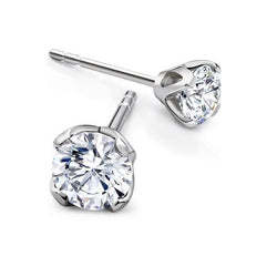 1.5 Ct Round Diamond Stud Earrings
