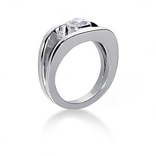 Diamante de 1,50 quilates Solitaire Anel com haste dividida - harrychadent.pt