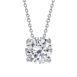 1.50 Cts. Diamond Jewelry Necklace Pendant White Gold