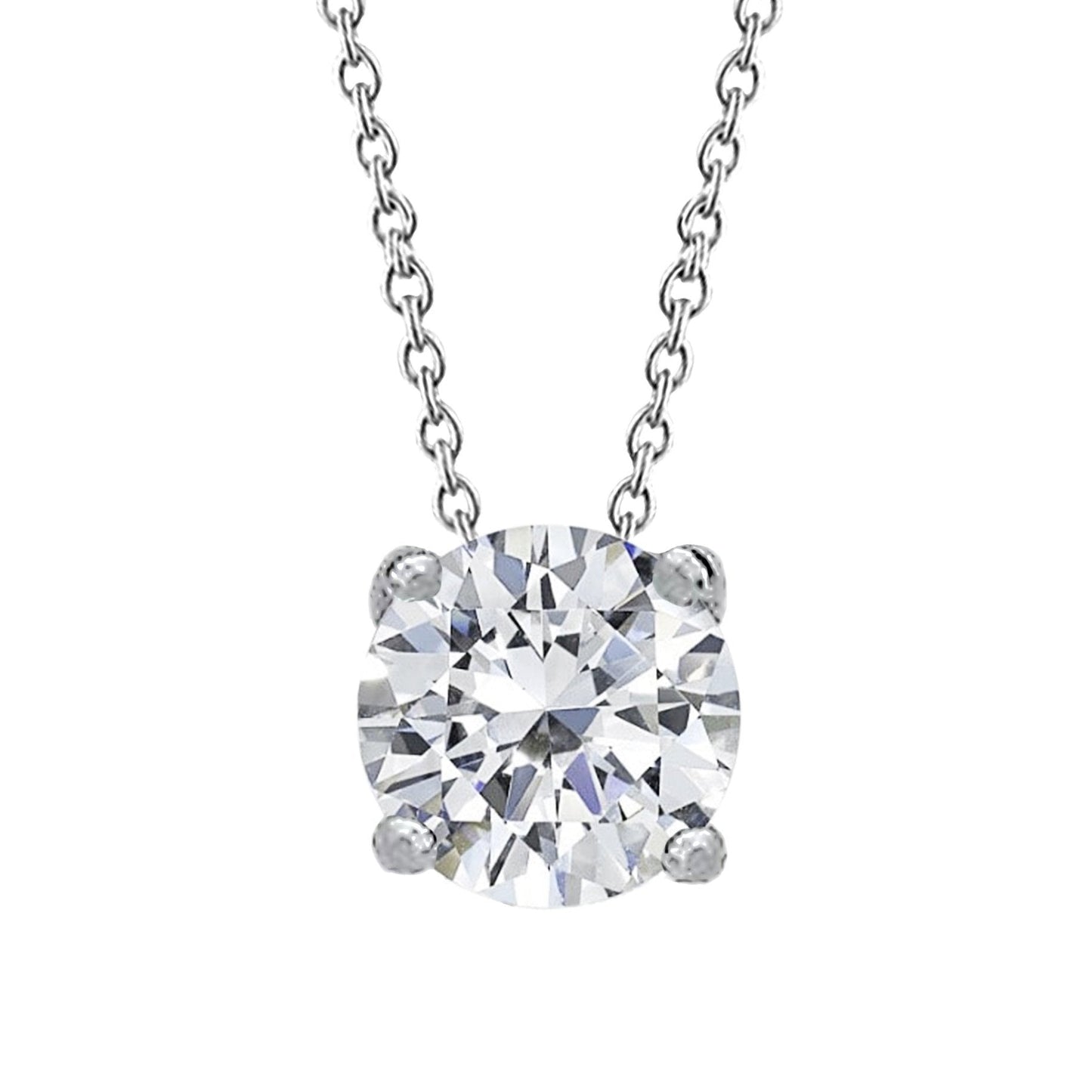1.50 ct. Collana di gioielli con diamanti Ciondolo in oro bianco - harrychadent.pt