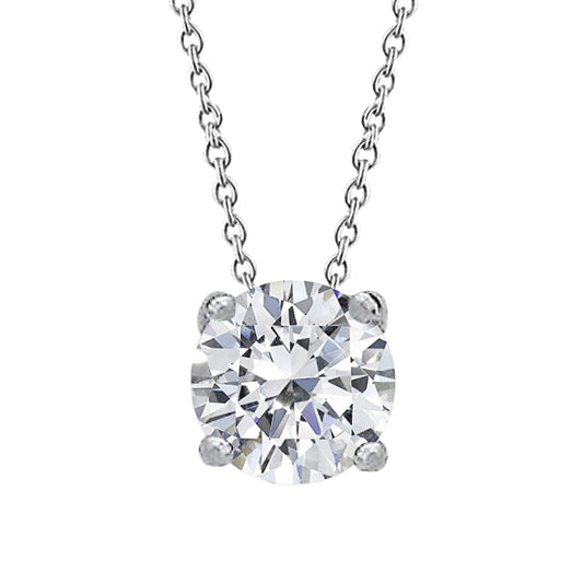 1.50 ct. Collana di gioielli con diamanti Ciondolo in oro bianco - harrychadent.pt
