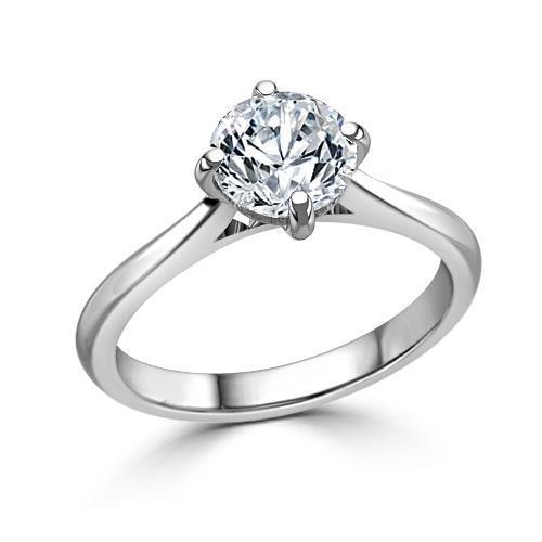 1.90 quilates redondo corte lindo anel solitário de noivado de diamante - harrychadent.pt