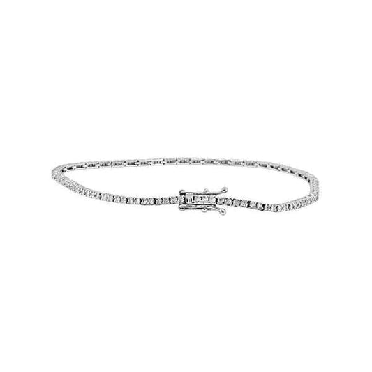 2 Quilate Pulseira Tênis Diamante