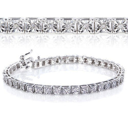 2 Carats Round Diamonds Ladies Tennis Bracelet