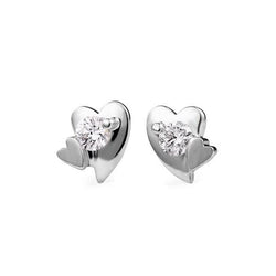 2 Ct Sparkling Round Cut Diamonds Women Studs Earring