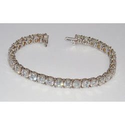 20.15 Ct Large Diamond Tennis Bracelet Vs Jewelry 31 Stones