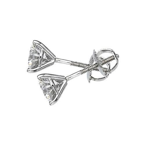 2.02 quilates em ouro branco 14K estilo martini pregos de diamante - harrychadent.pt